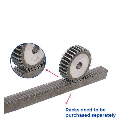 Heavy Duty Steel Motor Pinion Gear And Spur Gear Set For Industrial Transmissions With Fixing Screw on rack system