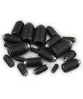 Real Deal Spring Ball Plunger Set Screws M5X20mm Grade 12.9 Black Steel Hex Socket Allen Drive 20 Piece Heavy Duty Kit, assorted plungers.