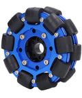 4 Inch Aluminum Alloy Omni Directional Robot Wheels Kit With High Traction And Quiet Roll Bearing Equipped Modular Wheel Set