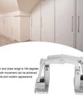 Hidden Stainless Steel Door Hinge For Wood Cabinets And Tables, Built To Last Heavy Duty Invisible Hinge With Laminated Link