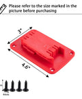 Beefy Heavy Duty Tool Holder Mount Kit For Power Tools That Fits Milwaukee M18 And Dewalt 20V 12V Drills with screws