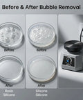 4 Inch Lab Vibrator Shaker Oscillator 110V For Plaster And Gypsum Mixing Small Round Mixer Machine With Air Bubble Removal demo