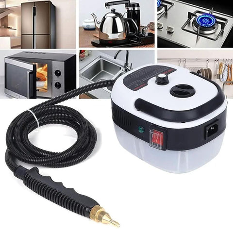 Beast 2500W High Temperature Handheld Steam Cleaner with multi gear settings and long hose for kitchen and bathroom cleaning