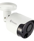 4K Ultra HD True Detect Outdoor Bullet Security Camera, Crisp Night Vision Up To 150ft, 90 Degree Field Of View, IP66 Weatherproof
