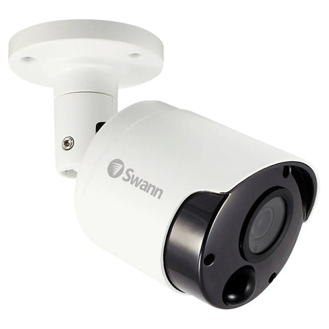 4K Ultra HD True Detect Outdoor Bullet Security Camera, Crisp Night Vision Up To 150ft, 90 Degree Field Of View, IP66 Weatherproof