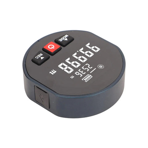 Portable Digital Distance Meter With Magnetic Back For Curved Surfaces 0 To 100 Meters Accuracy 1 Cm Plus Data Storage For 10 Sets handy digital meter
