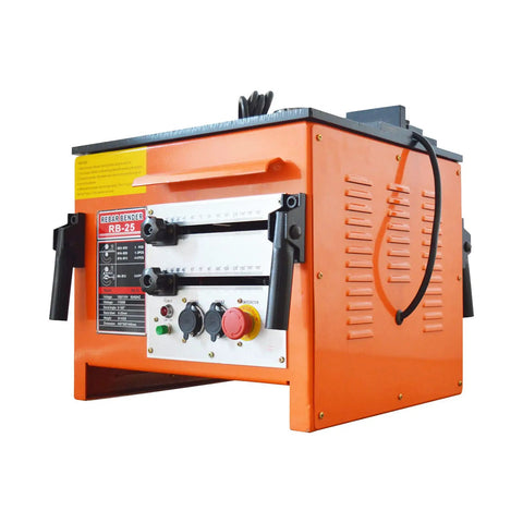 1700W Workhorse Electric Rebar Bender 1 Inch Iron Body Copper Motor view showing control panel and sturdy construction.