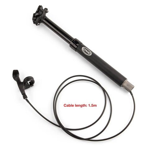 Internal Cable Routing Dropper Seatpost 27.2 30.9 31.6mm 125mm Travel For Mountain Gravel Bikes And E Bikes with 1.5m cable