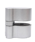 L10 Pneumatic Disc Brake For CNC Machine Tool Calipers, Self-Resetting, White Finish, Side Profile