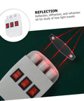 Three Piece Physics Experiment Set With Ray Box Optics Lab Light Source For Refraction And Linear Light Experiments Kit