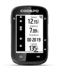 Wireless Bike Computer With 2.6 Inch LCD GPS Route Navigation, Bluetooth 5.0 ANT GPS, display showing speed, distance, and time.