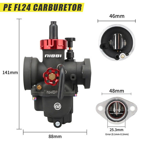 24mm Performance Carburetor Upgrade For Predator 212cc 196cc 224cc Engines And GX160 GX200 Mini Bike Go Kart Carb Kit