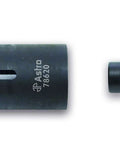 Astro Tools 78620A ball joint puller remover, side view: black metal cylinder with threaded stud.