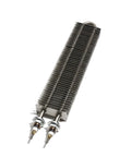230V Square Finned Hot Air Heater With M16 Stainless Thread And 70x35mm Compact Design For Ovens And Electric Stoves side view showing fins and threading