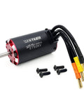 Sensored 3670 2750KV Brushless Motor for 1 by 10 RC cars with 4 pole design and accessories