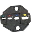 Heavy Duty Replacement Jaws For Crimping Pliers High Carbon Steel Interchangeable Die showcasing crimping jaws with size markings.