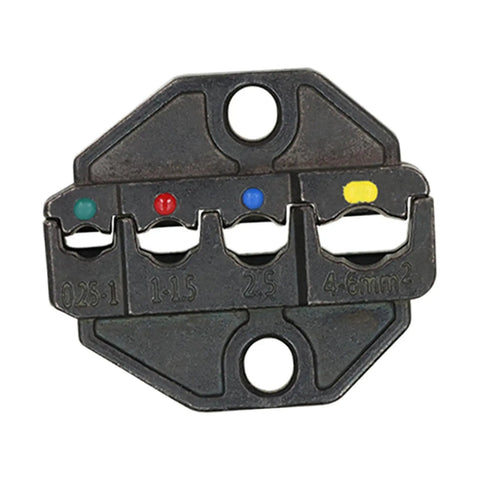 Heavy Duty Replacement Jaws For Crimping Pliers High Carbon Steel Interchangeable Die showcasing crimping jaws with size markings.