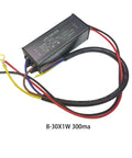 Rock Solid DC LED Driver Power Adapter Featuring Premium Aluminum Shell And Efficient Heat Dissipation Design Built Tough As Nails For Outdoor And Industrial Lighting Setup with cables.