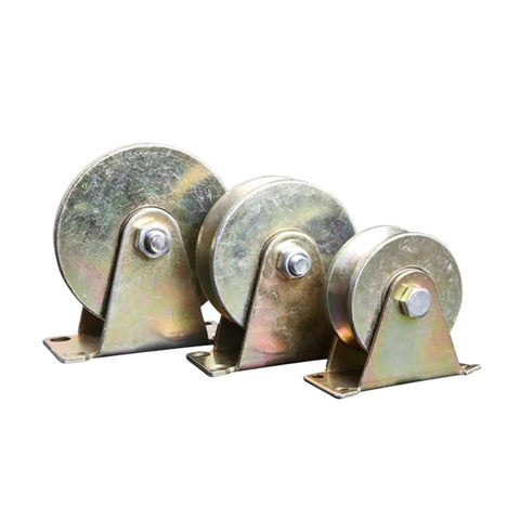 Top Shelf Sliding Door Roller Set Got You Covered With Rust Proof Plated Steel Track Wheels And Precision Bearings For Slick Quiet Rolling On U V Or H Tracks Durable three-piece 30mm wide roller set.