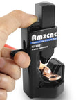 Heavy Duty Hammer Lug Crimper For 8 AWG To Four O Wire Gauge And 0000 Battery Cables, One Hit Indent Crimps With Hammer Or Vise