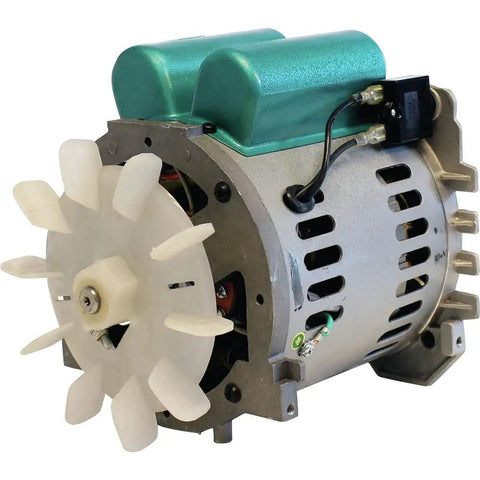 No Nonsense 3.0 HP Big Bore Air Compressor solid cast iron pump with cooling fan for workshop use.