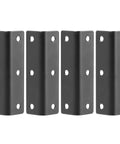 Stainless Steel 90 Degree Corner Braces L Shaped Brackets With Screw Holes 4 Pack For Securing Shelving And End Tables Heavy Duty Solid Furniture