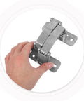 Heavy Duty Hidden Door Hinge With Multi Angle Accessibility And No Fuss Installation For Interior Doors Stainless Steel Concealed Hinge For Home And Office Durable Low Maintenance Smooth Operation, stainless steel hinge in hand