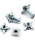 Petal Rivet Nuts Set M4 M5 M6 Zinc Plated Carbon Steel Nutserts for License Plate Fixing and Metal Panel Mounts