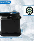 Ice Maker Recirculation Pump Water Assembly Kit Fixes Low Ice Production And No Ice Issues Improves Water Flow Over Evaporator Plate To Build Solid Ice Cubes For Your Home Fridge, 2.97in