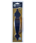 10 Inch Ornamental Gate Pull Handle In Black Built Tough And Heavy Duty Gate And Door Pull For High Traffic Use