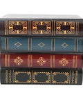 European Style Hollowed Out Decorative Fake Book Safe With Hidden Compartment to Stash Jewelry and Cash, stack view