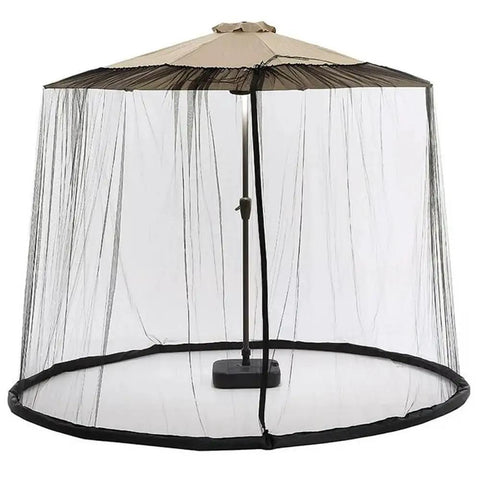 Keep Bugs Out With A 9 Foot Patio Umbrella Bug Screen Featuring A Zipper Door And Breathable Polyester Netting For The Ultimate Outdoor Mosquito Shield For Your Patio Umbrella Not Included