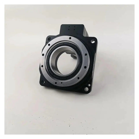 Heavy Duty Hollow Rotary Actuator With Slick Rotation Platform Built Tough For Shop Projects featuring a close-up view of the cast iron frame.