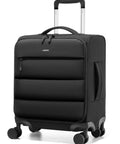 Underseat Carry On Luggage With Smooth Spinner Wheels, Lightweight Softside Suitcase For 2 Day Travel, Airline Approved