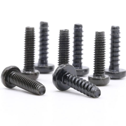 Straight Up Replacement Screws M4 X 14 Millimeter For Television Stand Mounting Hardware Compatible With Samsung TV Legs, dark screws