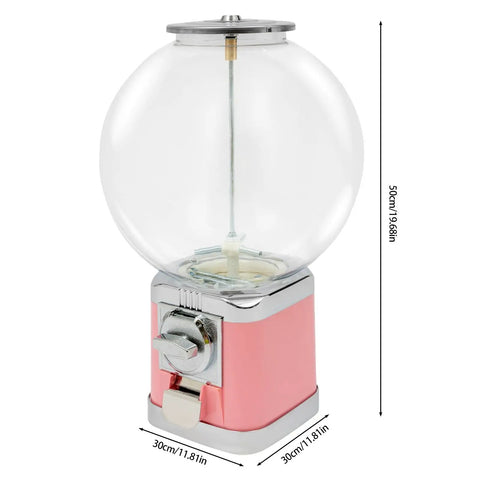 Dead On Pink Twister Ball Dispenser With Slick Coin Slide Interface For Commercial Vends And Arcade Cabinets packs hundreds of bouncy orbs.