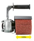 Side view of Beast 1400W Metal Burnishing Polishing Machine with 3.93-inch wheel, handheld sander polisher for metals.
