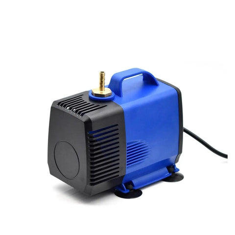 Heavy Duty CNC Milling Spindle With ER25 Collet And 7.5KW VFD Drive 125mm Clamp Solid Water Cooled Motor For 380V Routing side view with water connector.