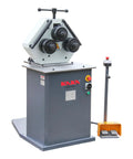 Kaka Industrial Rbm-30HV Roll Bending Machine for forming arcs and rings with three rollers for structural metal shapes.