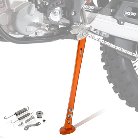 Three Level Adjustable Dirt Bike Side Kickstand For 125 450 XC XCF EXC EXCF XCW XCF W 2023 2024 Models, Heavy Duty Alloy