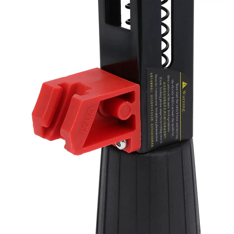 Close-up of the attachment mechanism of the Auto Feed Electric Screw Gun Featuring Adjustable Depth And Badass Aluminum Build.