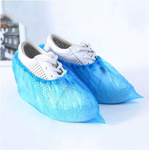 Disposable Shoe Covers 1000 Count 500 Pairs Waterproof Durable Boot Covers For Real Estate Travel Construction Workplace Medical Rain And Carpet Floors One Size Fits Most Hygienic Blue