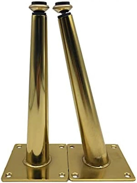 Heavy Duty Adjustable Metal Table Legs Totally Foolproof DIY Replacement Furniture Feet With Pre Drilled Hardware Quick Swap Design for couches desks.