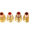 Copper components from Pro Grade 37 Piece TIG Welding Gas Lens Kit For WP 9 20 25 Torches With 10 Cup Glass Cups Alumina Nozzles Collets