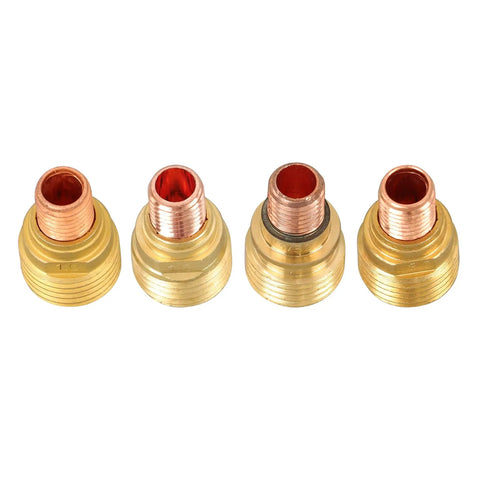 Copper components from Pro Grade 37 Piece TIG Welding Gas Lens Kit For WP 9 20 25 Torches With 10 Cup Glass Cups Alumina Nozzles Collets