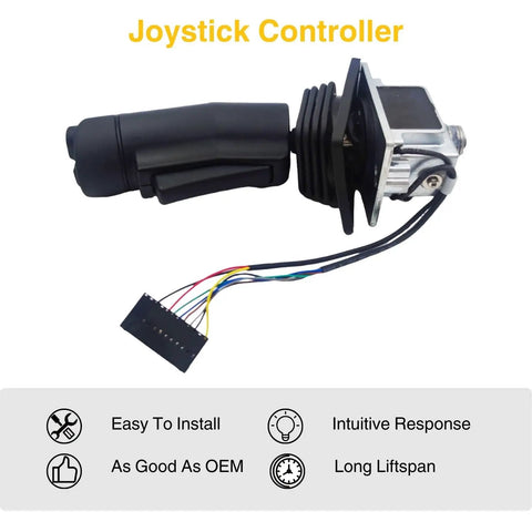 Premium Single Axis Control Stick For Genie Vertical Mast And Scissor Lifts Heavy Duty Slick Replacement Knob Compatible With Oem Part 137634 Smooth Operation On Job Site Rad Durability