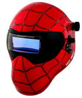 Spiderman Gen Y Auto Darkening Welding Helmet Dope With Ear To Ear Vision 23 Square Inches Viewing Area 2 Arc Sensors Solar Powered