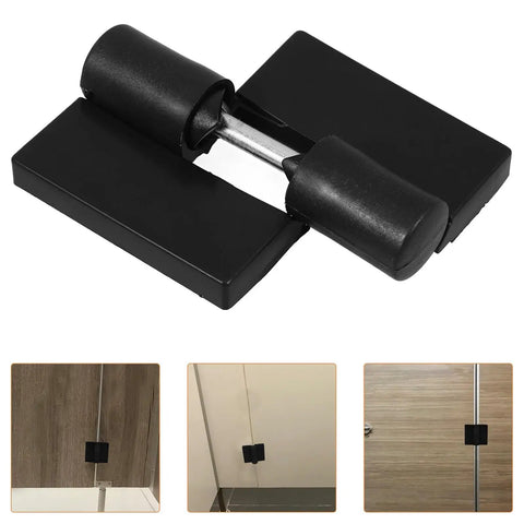 Heavy Duty Nylon Offset Door Hinges For Public Restroom Partitions With Liftable Detachable Plastic Panels Left Or Right Opening