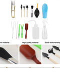 Do It All Succulent Planting Tool Set With Watering Pot And Riser, 14-Piece Garden Kit For Indoor Outdoor Plant Care, transplant tools and spray bottles