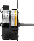 OEM Direct Replacement Fan Motor For Century And Broan HVAC Fans, side view, model 9649, labels visible